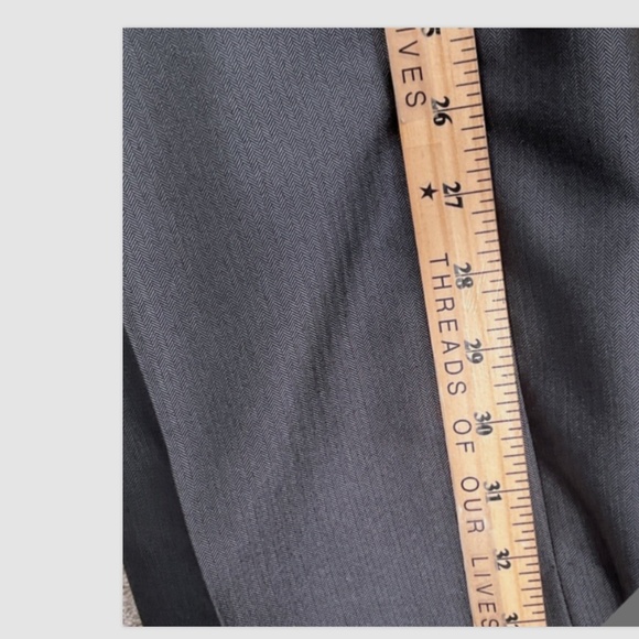 Mens 2pc Calvin Klein suit grey silver 42L excellent condition - Picture 14 of 16